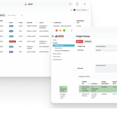 Sally Maritime - AIRIN, Digital Platform dari Shipbroker untuk Ship Owner dan Charter, Kini Datang dengan GPS Tracking Gratis